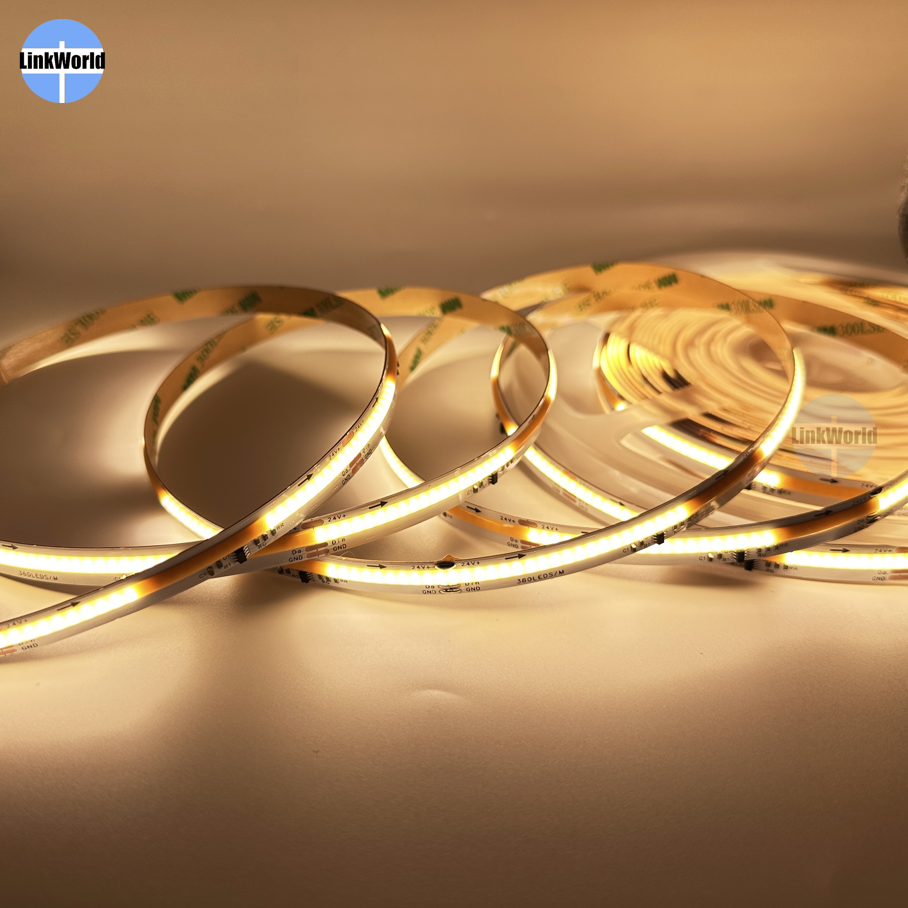 24V COB Running Led Strip Chasing WS2811 Pixel Led Dotless Strip Light 3000K 4000K 6500K 10M Flowing Water COB Led Strip Kit