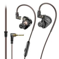 Écouteurs filaires OEM LM2 avec transducteur dynamique 10 mm, moniteur intra-auriculaire HiFi avec câble remplaçable pour le gaming et la musique