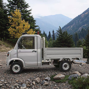 Mini camionnette électrique à quatre roues et deux sièges avec lit de chargement Véhicule à énergie nouvelle pour le transport de passagers et de marchandises - Product Image 3