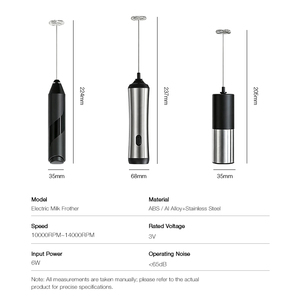 Potente Batidora de Café Inalámbrica de Mano, Funciona con Batería, Varilla Mezcladora Eléctrica para Bebidas, Espumador de Leche Automático, Mini Espumador de Espuma - Product Image 6