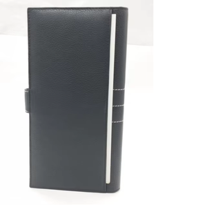 Cartera de Viaje Negra de Lujo WRIZA, de Alta Calidad, con Múltiples Bolsillos, para Tarjetas de Identificación, Pasaporte, Dinero en Efectivo, con Forma Cómoda - Product Image 1