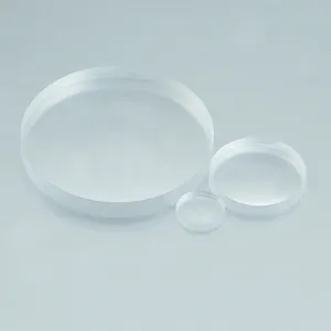 Fabrika özelleştirme optik lityum florür düz içbükey Lens LiF CaF2 plano-içbükey IR UV lensler