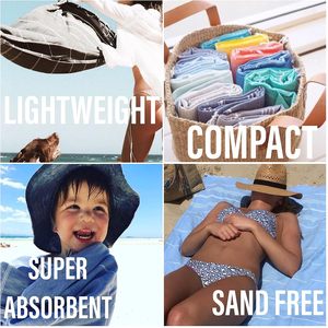 Serviette de plage turque surdimensionnée 100% coton turc, sans sable, extra large, ultra douce, séchage rapide, compacte et légère pour les voyages - Product Image 3