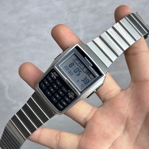 Montre de luxe haut de gamme pour homme avec calculatrice, montre LED multifonction style ordinateur, bracelet en acier inoxydable, vente en gros - Product Image 4