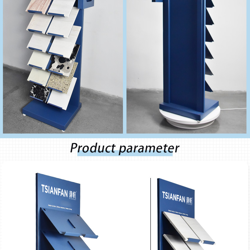 Custom Ceramic Stainless Steel Stone Quartz Granite Marble Floor Standing Ceramic Ring Display Rack