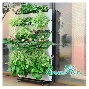 Grüne Pflanzen wand drei dimensionale Blumentopf Balkon Wandbehang Wand Fabrik Direkt verkauf Blumentopf zeitgenössische täglich