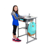 Meubles scolaires marocains, design ergonomique moderne pour la salle de classe, ensemble bureau et chaise pour étudiants