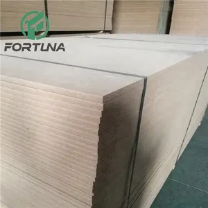 Kualitas Tinggi 3Mm 6Mm 12Mm 15Mm 18Mm Papan Serat Mdf Melamin Putih Papan Hdf untuk Mebel