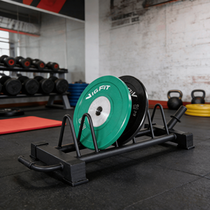 Chariot de rangement mobile VIGFIT pour plaques de poids, robuste et sûr, support pour disques et plaques de bumper pour l'entraînement musculaire - Vente en gros usine - Product Image 6