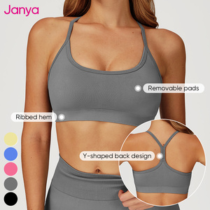 Jayan Tùy Chỉnh Liền Mạch Thể Thao Tập Thể Dục Phòng Tập Thể Dục Thiết Lập Phụ Nữ Xl Scrunch Chiến lợi phẩm Quần Short Áo Ngực Đào Tạo Ngoài Trời Phù Hợp Với Tập Thể Dục Chạy Yoga Mới - Product Image 3