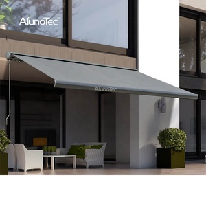 Auvent rétractable pour le soleil, pare-soleil d'extérieur pour café, Cassette complète, toit de terrasse, auvent Pergola, coupe-vent - Product Image 4