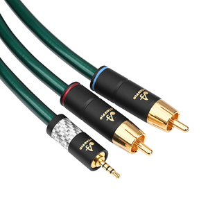 ATAUDIO-Cable de Audio de alta gama, 2,5mm, Hifi, <span class=keywords><strong>Hiend</strong></span>, equilibrado, de 1 a 2rca, amplificador de auriculares con enchufe de loto - Product Image 1