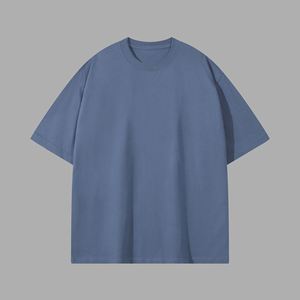 Tシャツバルクプレーンコットン特大メンズTシャツカスタムロゴヘビー級240 GSMアシッドウォッシュヴィンテージ高級ブランド - Product Image 4