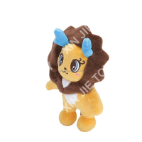 Peluche lion rembourrée en coton PP, peluche lion personnalisable, peluche lion brodée avec OEM ODM