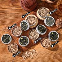 Kit de fumage de whisky personnalisé avec boîte en bois, torche, verres, copeaux de bois, logo OEM, marque privée, coffret cadeau personnalisé
