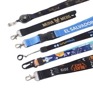 Cordón de Seguridad Personalizado con Logotipo, de Nailon, con Gancho y Bucle para el Cuello, para Profesionales de Seguros, de Poliéster, PVC, Silicona y Satén - Product Image 5