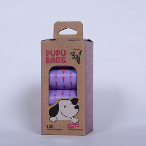 Custom Eco-Friendly Plastic Leak-Proof Black Pet Waste <b>Bags</b> Cherry Scented Portable Biodegradable Dog Poop <b>Bag</b> - Product Image 6