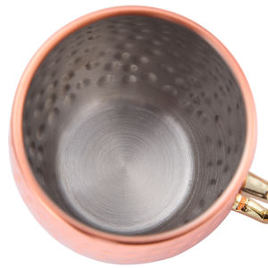 Tazza di rame <span class=keywords><strong>moscow</strong></span> mule in rame con martello personalizzato in acciaio inossidabile ecologico - Product Image 5