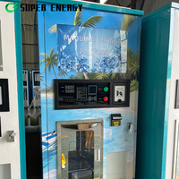 Distributeur automatique de glace avec système de conditionnement et de scellage automatique pour la vente de glace en extérieur
