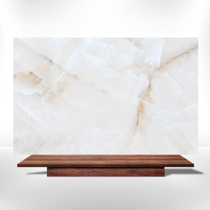 Dalle de marbre blanc onyx translucide rétroéclairée en pierre naturelle pour murs intérieurs de luxe, comptoirs et applications décoratives spectaculaires - Product Image 3