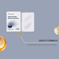 Patchs pour les yeux avec logo, ingrédients doux, hydratants, soin nourrissant en profondeur pour la peau du contour des yeux, masque pour les yeux, patchs pour les yeux à micro-aiguilles