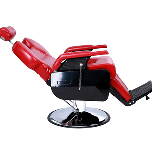Chaise de coiffure rouge bon marché à vendre, mobilier de salon populaire, fabriqué en Chine, chaise de barbier - Product Image 3