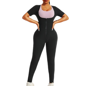 Combinaison de course pour femme, gilet de sudation amincissant, combinaison de sudation sauna pour la perte de poids et l'entraînement, gaine amincissante pour le corps - Product Image 1