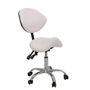 Beauty Salon Lift <b>Saddle</b> <b>Stool</b> Chair With Backrest With Foot Ring Rolling Chair for Salon Barber Chair - Product Image 6