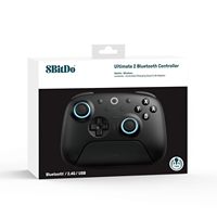 Station de charge 8BitDo Ultimate 2 BT avec adaptateur 2.4G pour manettes Switch/Switch 2 et PC Windows, compatible manette Switch Pro