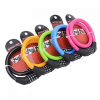 Candado Istaride Autoenrollable de 4 Pies y 12 mm, Cable de Acero Trenzado con Revestimiento de PVC, Modelo K06, Negro, Candado de Combinación Reajustable para Bicicleta
