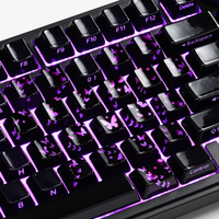 XVX Keycaps Pure White 120 touches, légendes gravées en haut, en céramique, pour claviers à interrupteurs magnétiques, idéal pour un cadeau