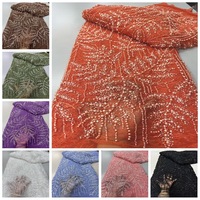 Luxueux Broderie Robe De Mariée Dentelle Tissu Bouffée Perle Tube Traditionnel Sexy Fantaisie Fleur Motif Sequin Combinaison Vêtements