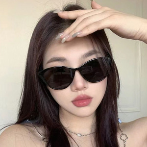 Newest Arrival Custom Logo Cat Eye Sunglasses Fashion Sunshades Trendy Vintage Sun Glasses for Women - Product Image 4