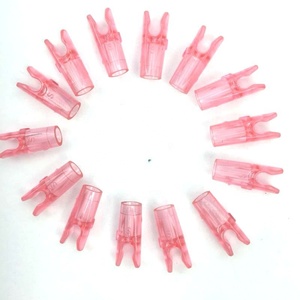 Vari colori di alta qualità cocks Arro w tiro con l'arco ID 6.2mm Arro w cocks albero Arro w Nock Insert - Product Image 3