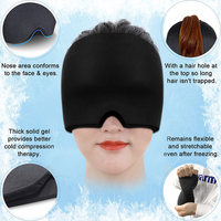 Fabricant de produits en Gel, vente chaude, Gel, soulagement des maux de tête, chapeau, soulagement de la Migraine, capuchon de glace, yeux gonflés, Gel froid, couvre-tête