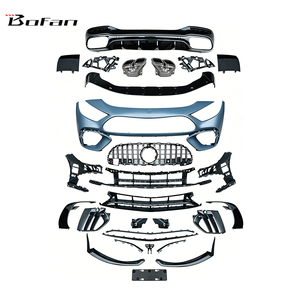Kit carrosserie style SL63 <span class=keywords><strong>AMG</strong></span> pour <span class=keywords><strong>AMG</strong></span> SL R232 <span class=keywords><strong>2022</strong></span>+ – Pare-chocs avant, diffuseur arrière, jupes latérales – Ajustement direct, ABS non peint - Product Image 2