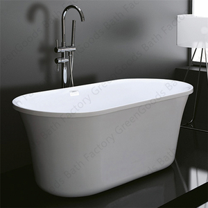 Baignoire ovale en acrylique <span class=keywords><strong>51</strong></span> pouces, facile à installer, pour la salle de bain, la Villa ou <span class=keywords><strong>les</strong></span> hôtels, livraison gratuite - Product Image 2