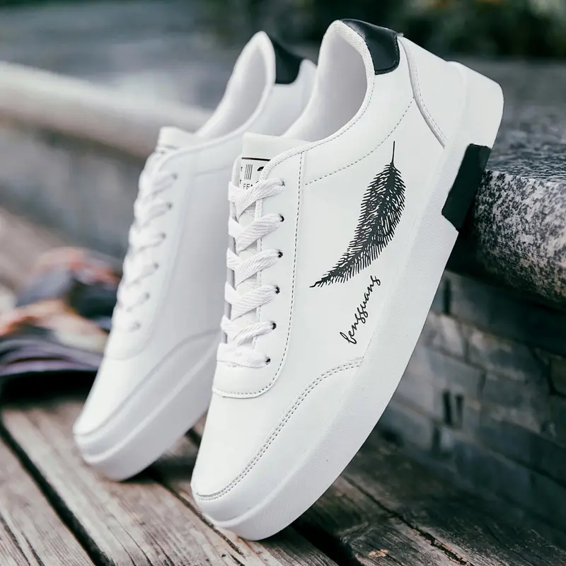 Summer Men Casual Shoes 2020 Fashion New White Sneakers Comfort Chunky Sneakers Men's Shoes Trainers Cotton Fabric Rubber Basic