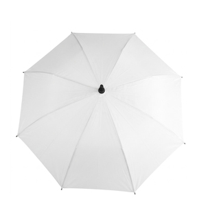Paraguas de golf blanco de 62 pulgadas con estampado de mariposas, apertura manual, de nailon, recto, para protección contra el sol y la lluvia. - Product Image 5