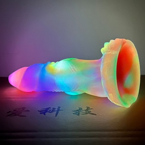 FAAK Precio de Fábrica Dildo Alienígena de 8 Pulgadas que Brilla en la Oscuridad, Juguete Sexual Extraterrestre con Succión, Dildo Monstruoso Luminoso de Material Saludable - Product Image 6