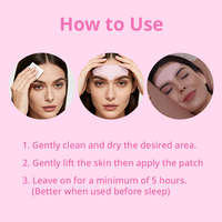 Patchs anti-âge hydratants et raffermissants en silicone souple lavables pour usage nocturne, estompent les rides et les ridules sur le front pour femmes