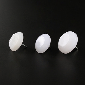 Reusable Square Leg Protection Furniture <b>Pads</b> Thickened Anti-Slip Modern Simple Nylon Base Nails White GQK for Table Chair - Product Image 6