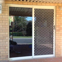 Maille en métal déployé en aluminium perforé avec personnalisation en usine avec soudure pour rideau de fenêtre et rénovation