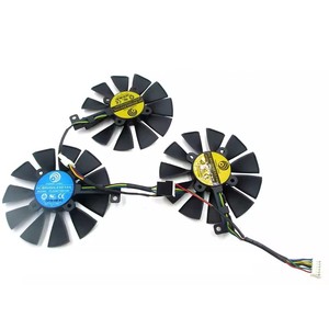 Nouveau ventilateur de refroidissement 87MM PLD09210S12M PLD09210S12HH remplacer pour ASUS Strix <span class=keywords><strong>GTX</strong></span> 1060 <span class=keywords><strong>OC</strong></span> <span class=keywords><strong>1070</strong></span> 1080 <span class=keywords><strong>GTX</strong></span> 1080Ti RX 480 ventilateur de carte graphique - Product Image 3