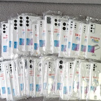 JOYPORODO T035 Vente en gros d'étuis de téléphone transparents en TPU pour iPhone Android, étui anti-chute pour Samsung A23 pour Google 9A, coque de téléphone transparente