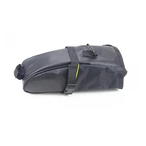 ZUKKA Bike Seat Bag Bicycle Saddle Bag Under Seat Cycling Seat Pack for Mountain Road Bikes Black