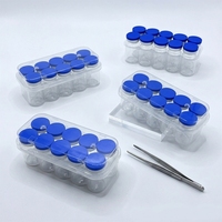Flacon en verre stérile et pyrogène-free, flacon en verre stérile lavé, prêt à l'emploi, flacon en verre de 3 ml, 5 ml, 7 ml, 10 ml