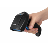Escáner de Código de Barras Inalámbrico WIFI de 2.4GHz con Receptor USB, Lector de Códigos de Barras Portátil, 1D 2D, Codabar, QR, Maxicode, Fabricado en China