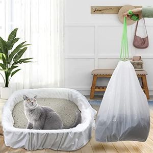 Pasta de plástico para descarga de gato, forro de lixo para gato e animal de estimação - Product Image 5