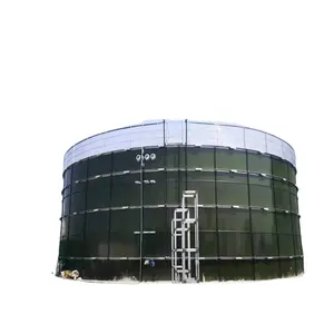 Biogasvergister/Slib Sedimentatietank, Boorgatwater/Pekel Gfs Tank, Standaard Roestvrijstalen Plaat Vastgeschroefde Emailtank
